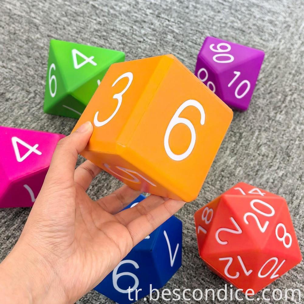 Giant Foam Polyhedral Rpg Dice Set